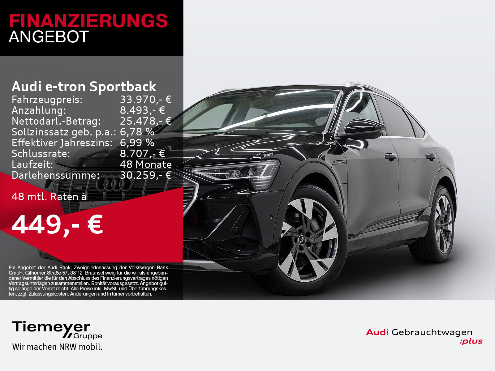 e-tron Sportback 55 Q S LINE LEDER AHK LM20 KAMERA