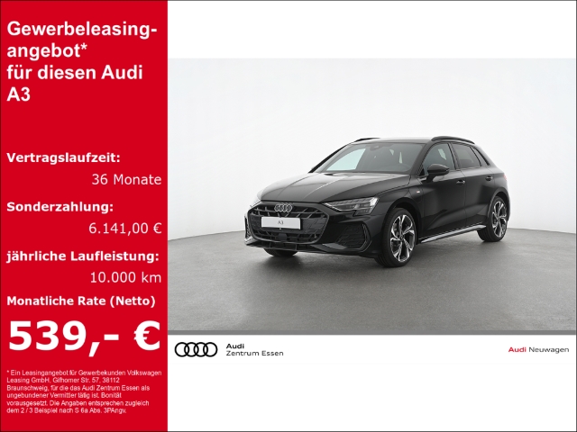 A3 SPORTBACK 40 TFSI E S LINE MATRIX LED NAVI HuD