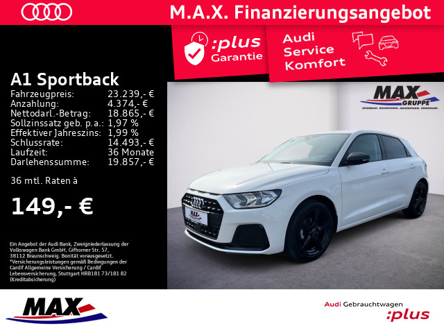 A1 Sportback 25 TFSI S tronic advanced +SHZ+APP+