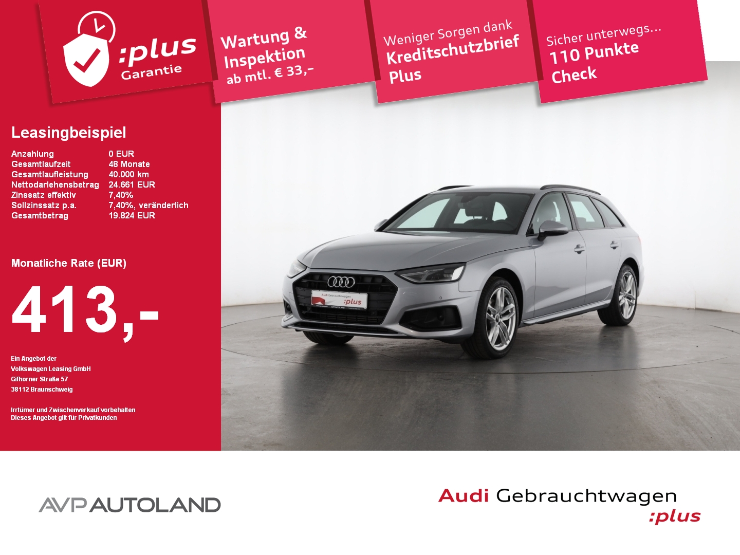 A4 Avant 35 TFSI S tronic advanced | AHK |