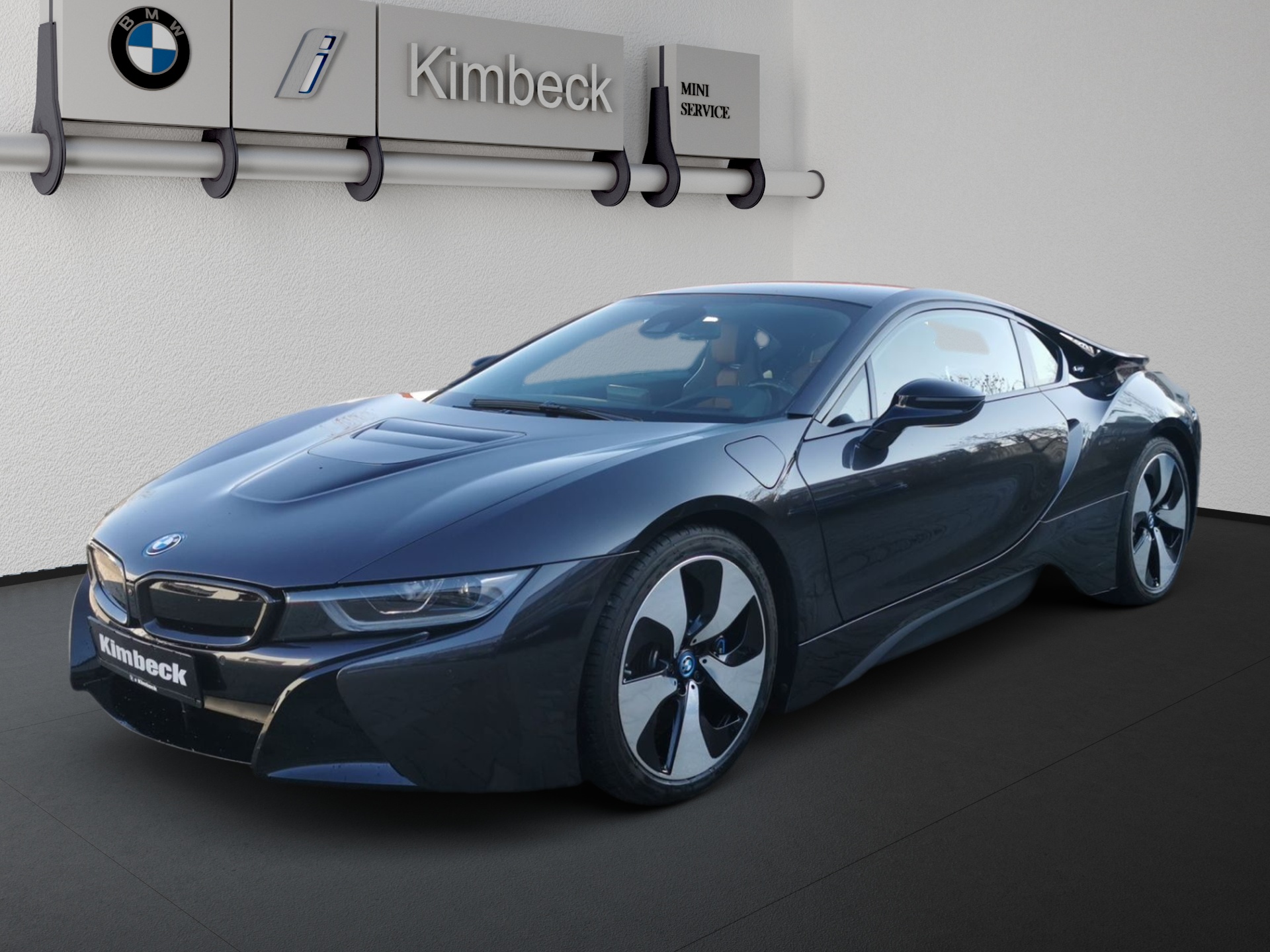 i8 Coupé i Interieurdesign Accaro Laser HeadUp