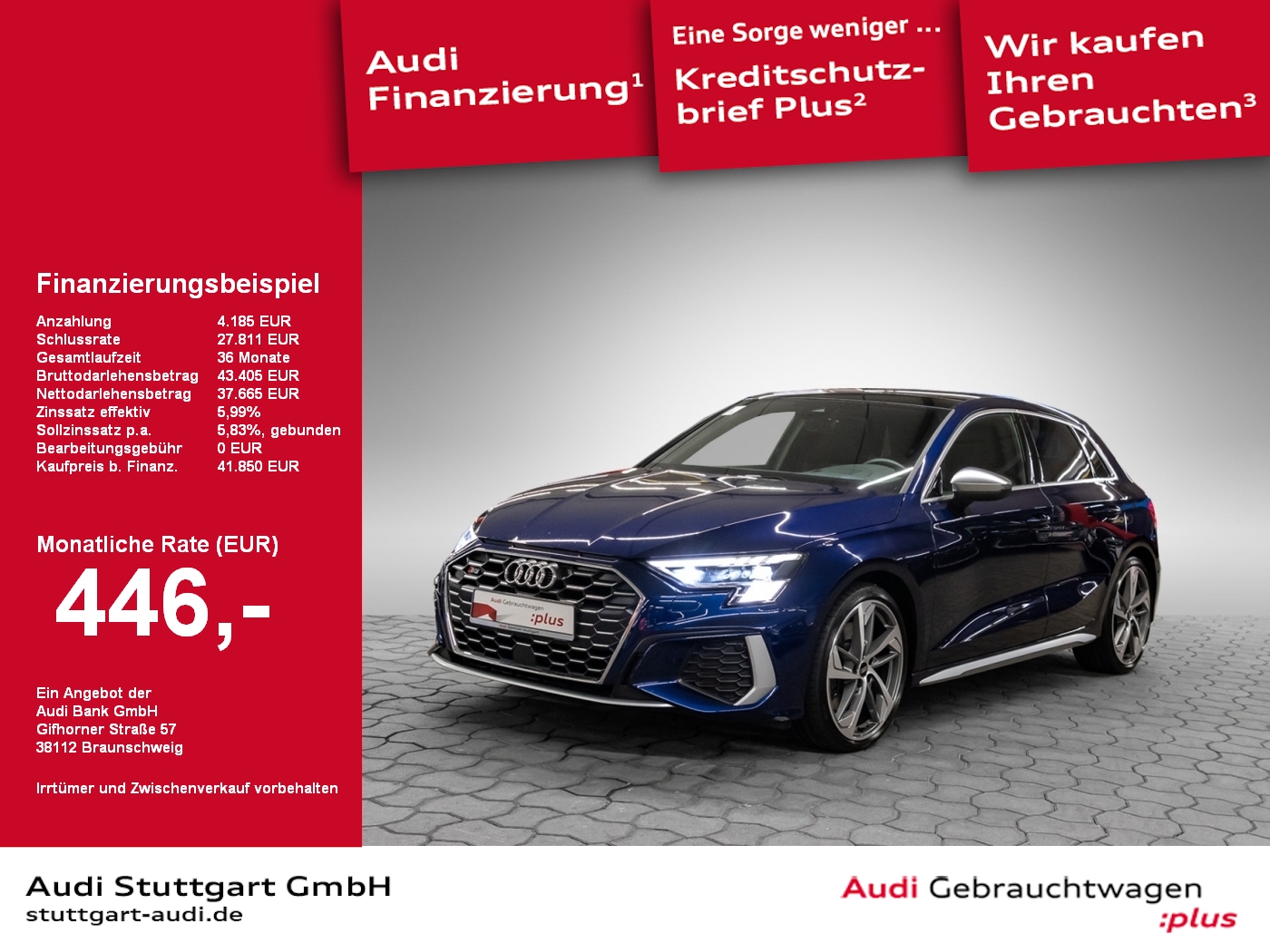 Audi S3 2.0 TFSI qu Sportback