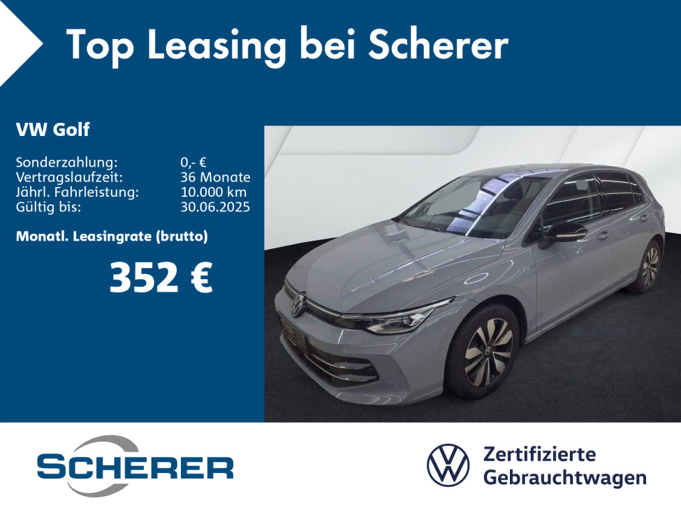 Golf VIII GOAL 2.0 TDI, DSG, NAVI, AHK, RFK, LED+, TRAVELASSIST, SHZ, APP, ALLWETTER