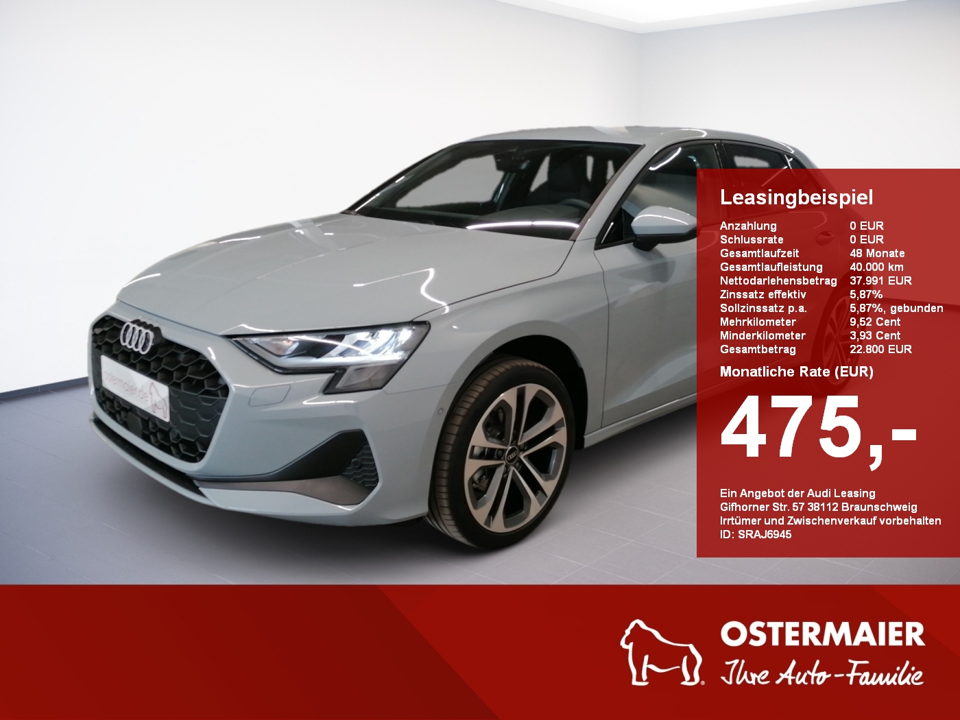 A3 Sportback 35 TFSI S tronic 18ALU.AHK.GRA