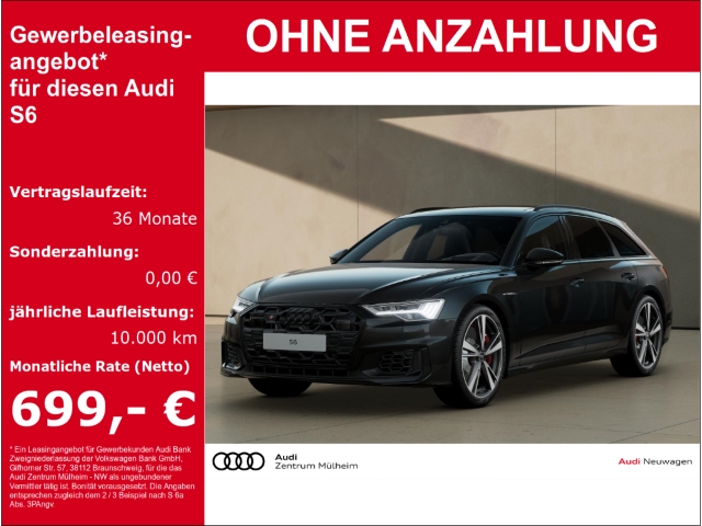 S6 Avant 3.0 TDI quattroLuftfederung StandHZG AHK Panodach Navi HUD