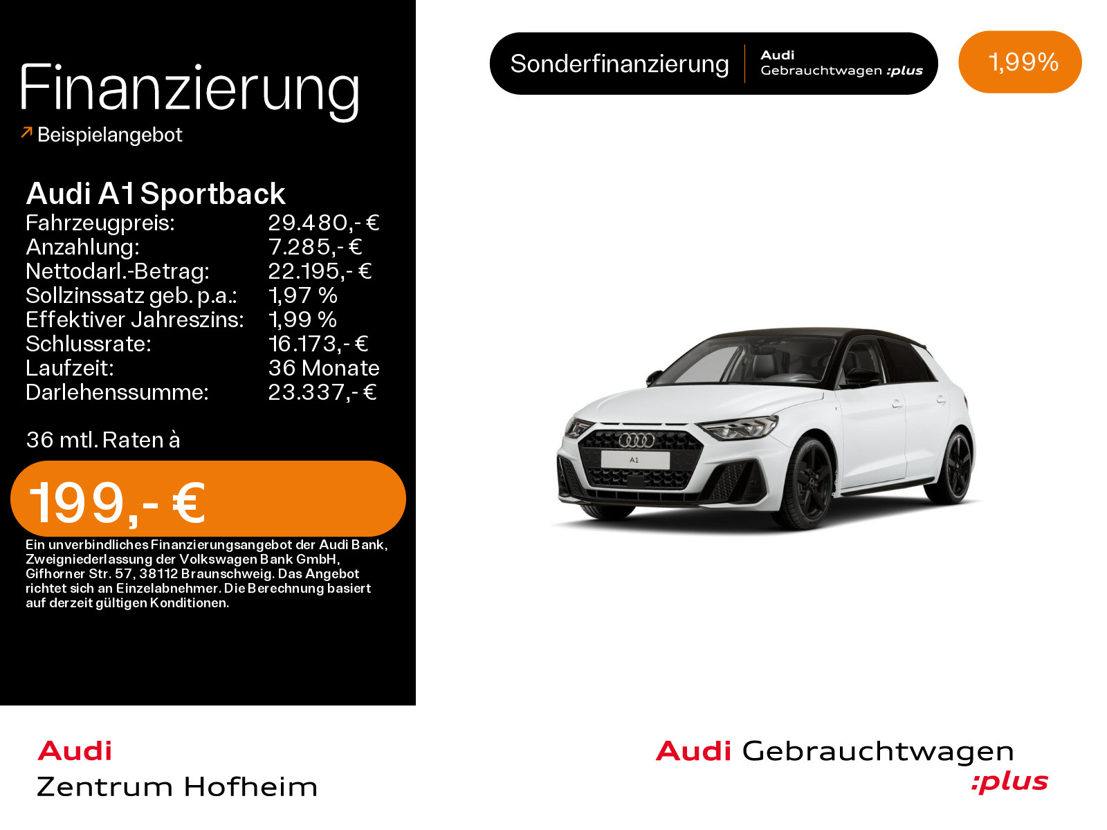 A1 Sportback 30 TFSI S line S tro*LED*Virtual*Smartphone Interface*Sportsitze*ACC*