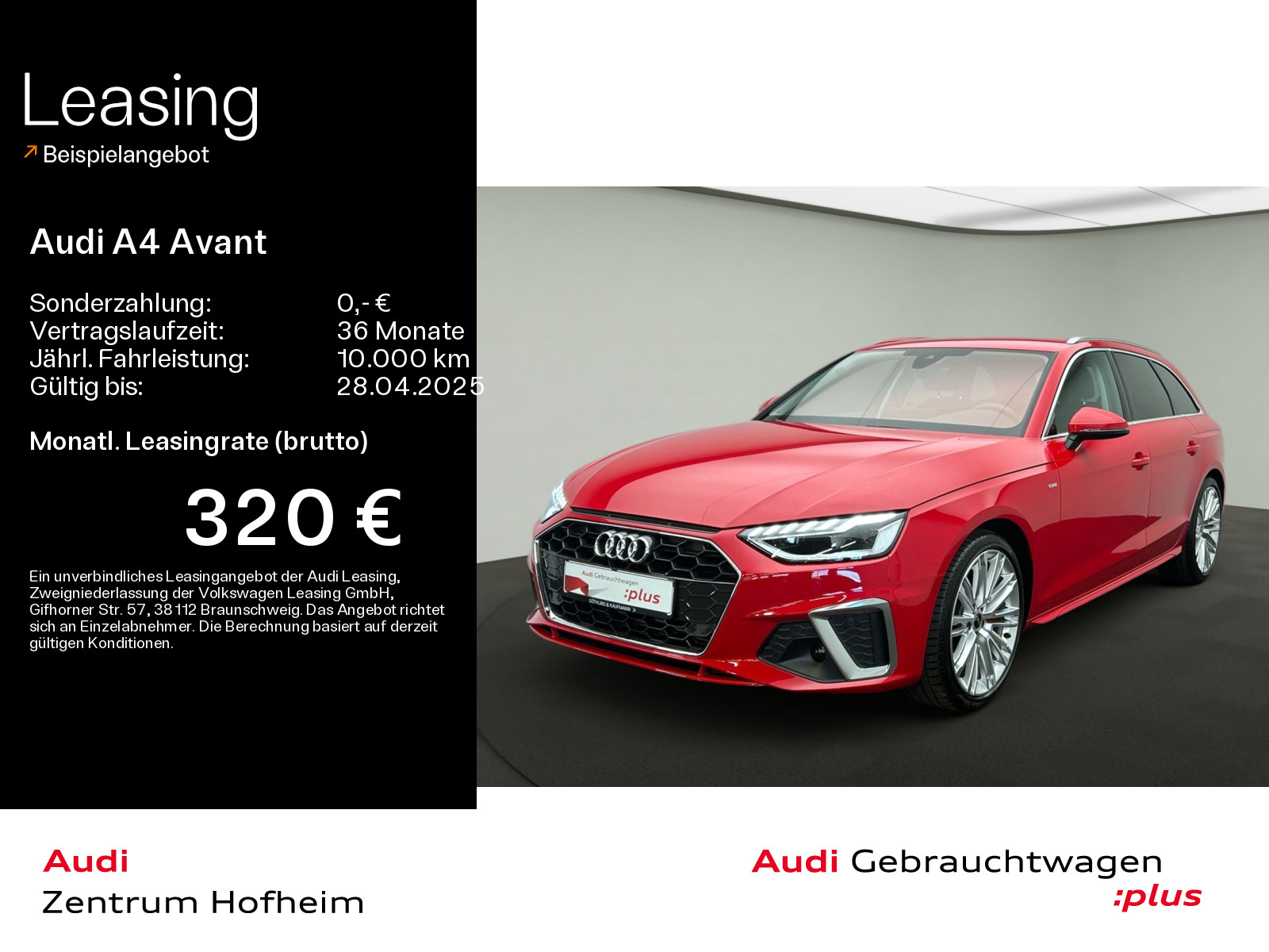 A4 Avant 40 TFSI 2x S line S tro*B&O*LED*Virtual*Navi+*Teilleder*Tour*AHK*