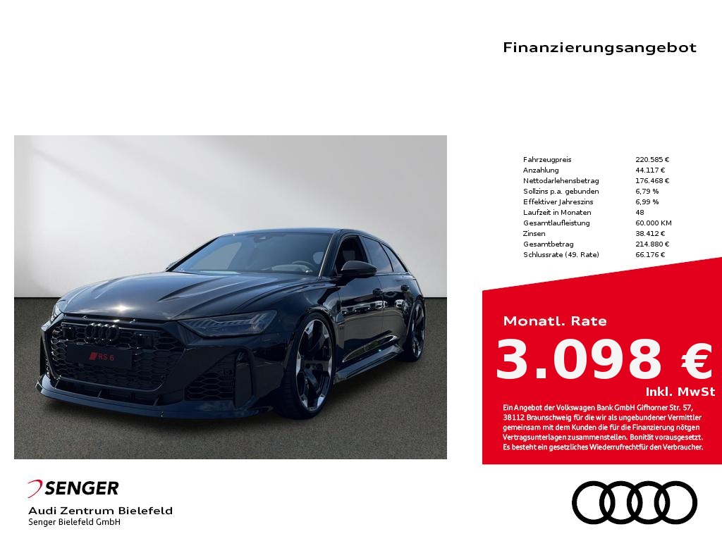 Audi RS6 Avant performance Dynamik-Paket plus