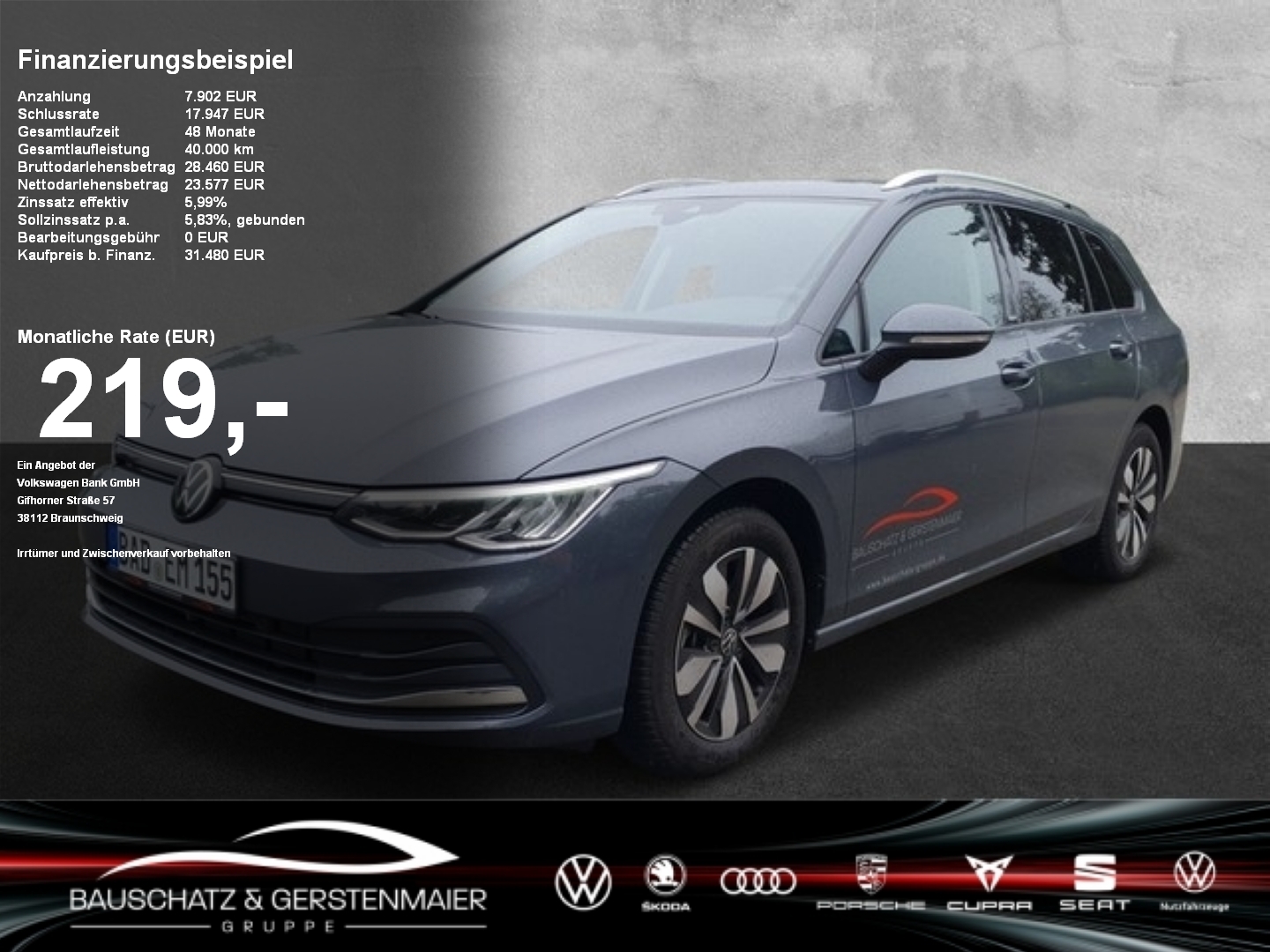 Golf Variant 1.5 eTSI MOVE *AHK*NAVI*RFK*IQ.DRI*