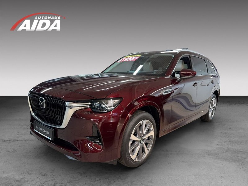 CX80 AWD Takumi Plus CATA 2.5L e-SKYACTIV PHEV 327PS Nappaleder Weiss (6 Sitze)