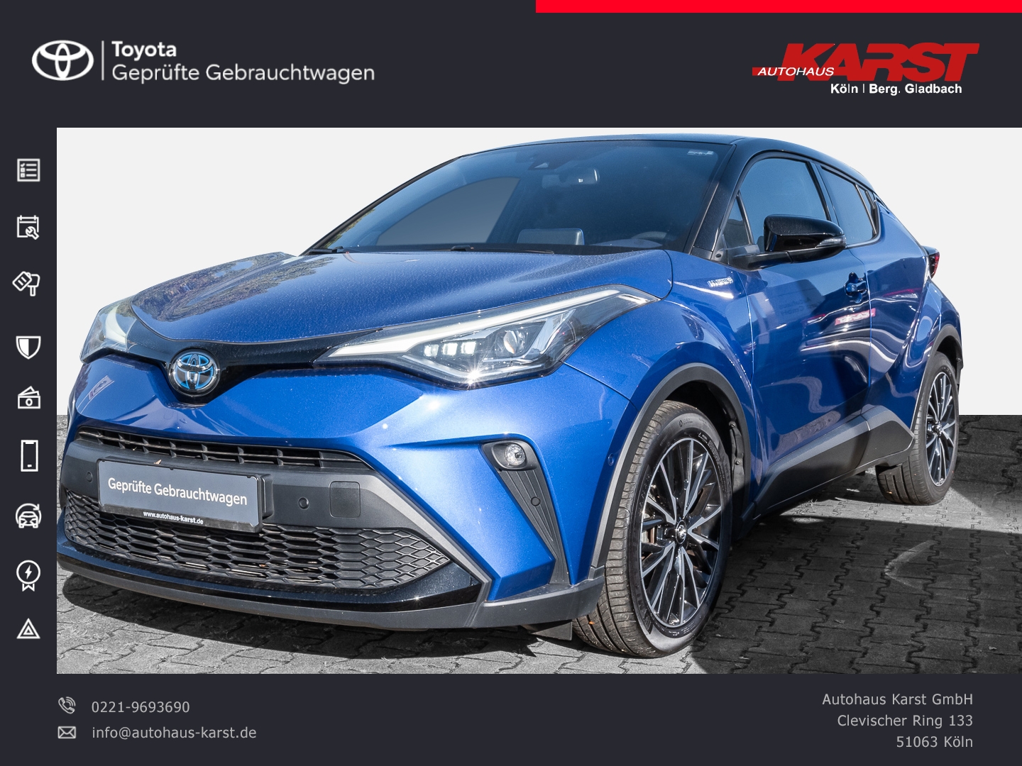 Toyota C-HR Hybrid Style Apple Android