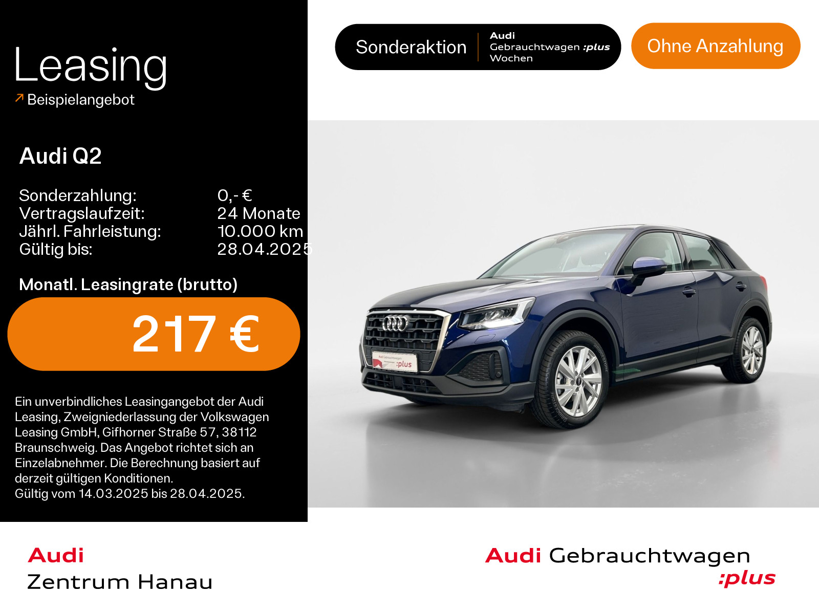 Q2 35 TFSI LED*VIRTUAL*NAVI-PLUS*KAMERA*17ZOLL