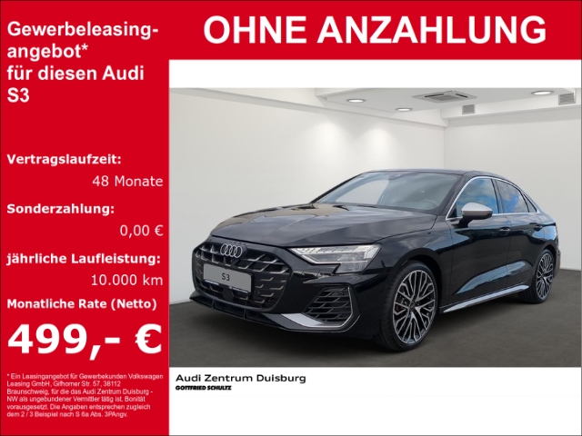 S3 Limousine TFSI HUD El. Panodach Navi Leder Cockpit Memory Sitze Soundsystem sofort verfügbar!