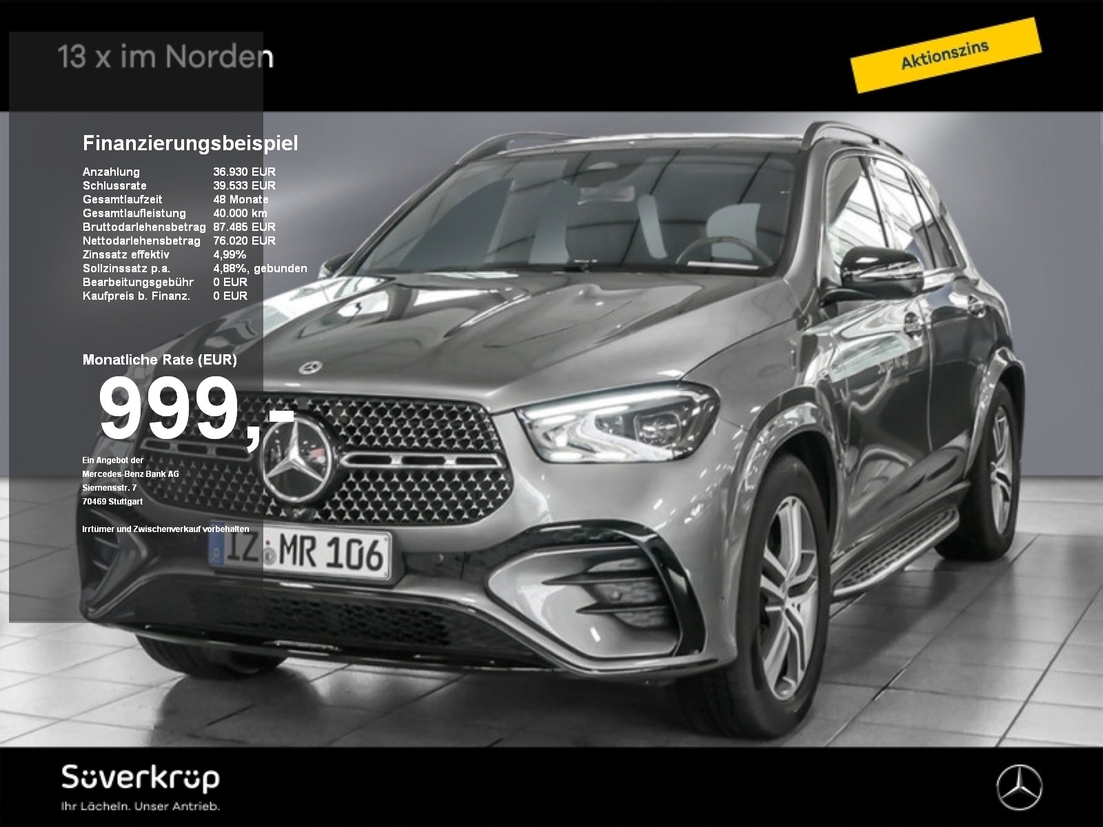 GLE 450 d 4M BURM AMG NIGHT STANDH SPUR DISTR