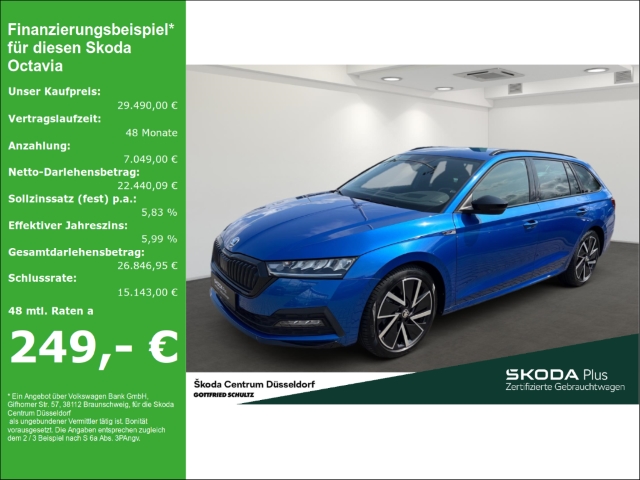 Octavia Combi Sportline TDI DSG Infotainment-Paket Business Columbus Progressivlenkung