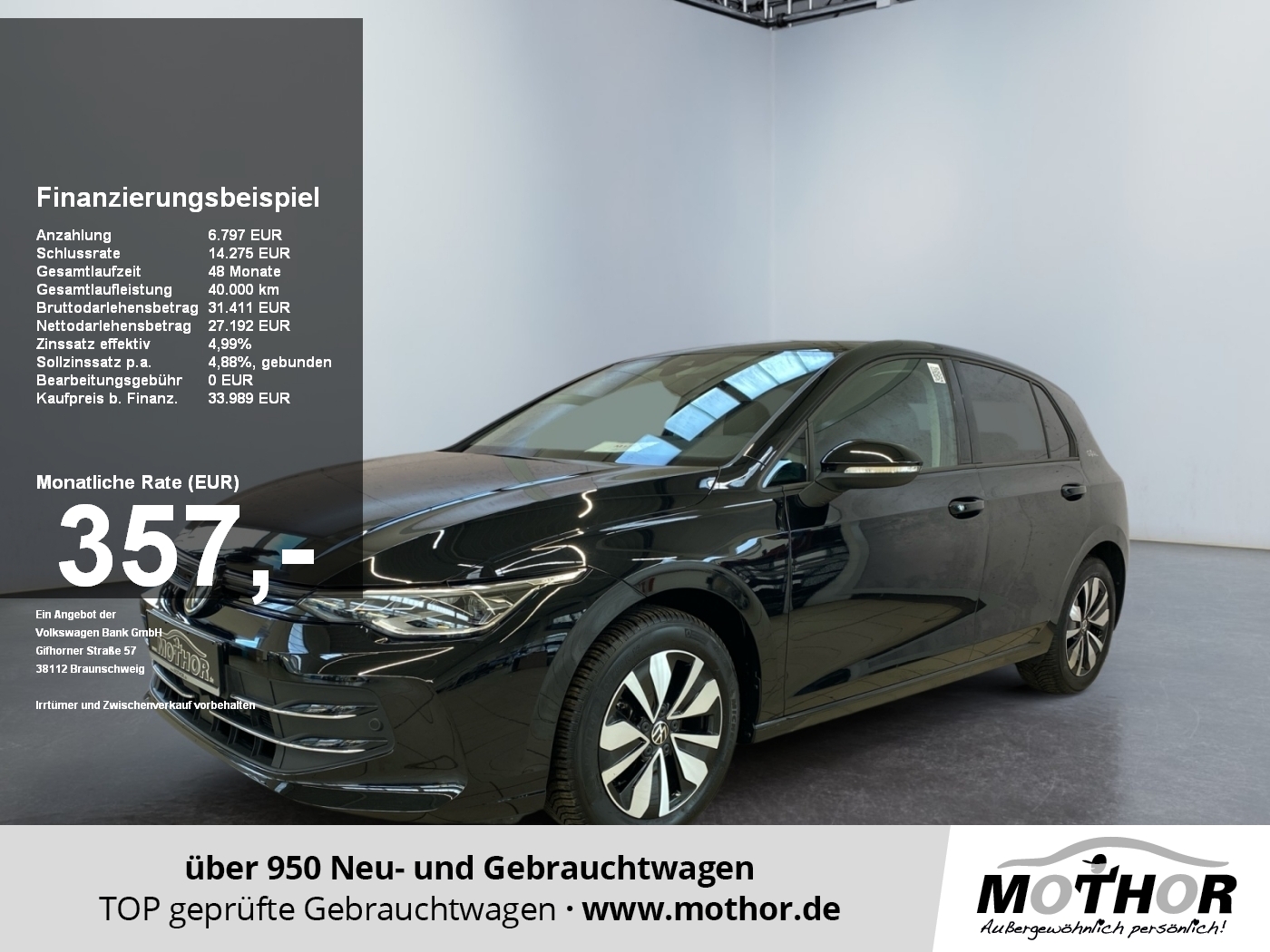 Golf VIII Goal 2.0 TDI DSG ACC MATRIX LM KAM