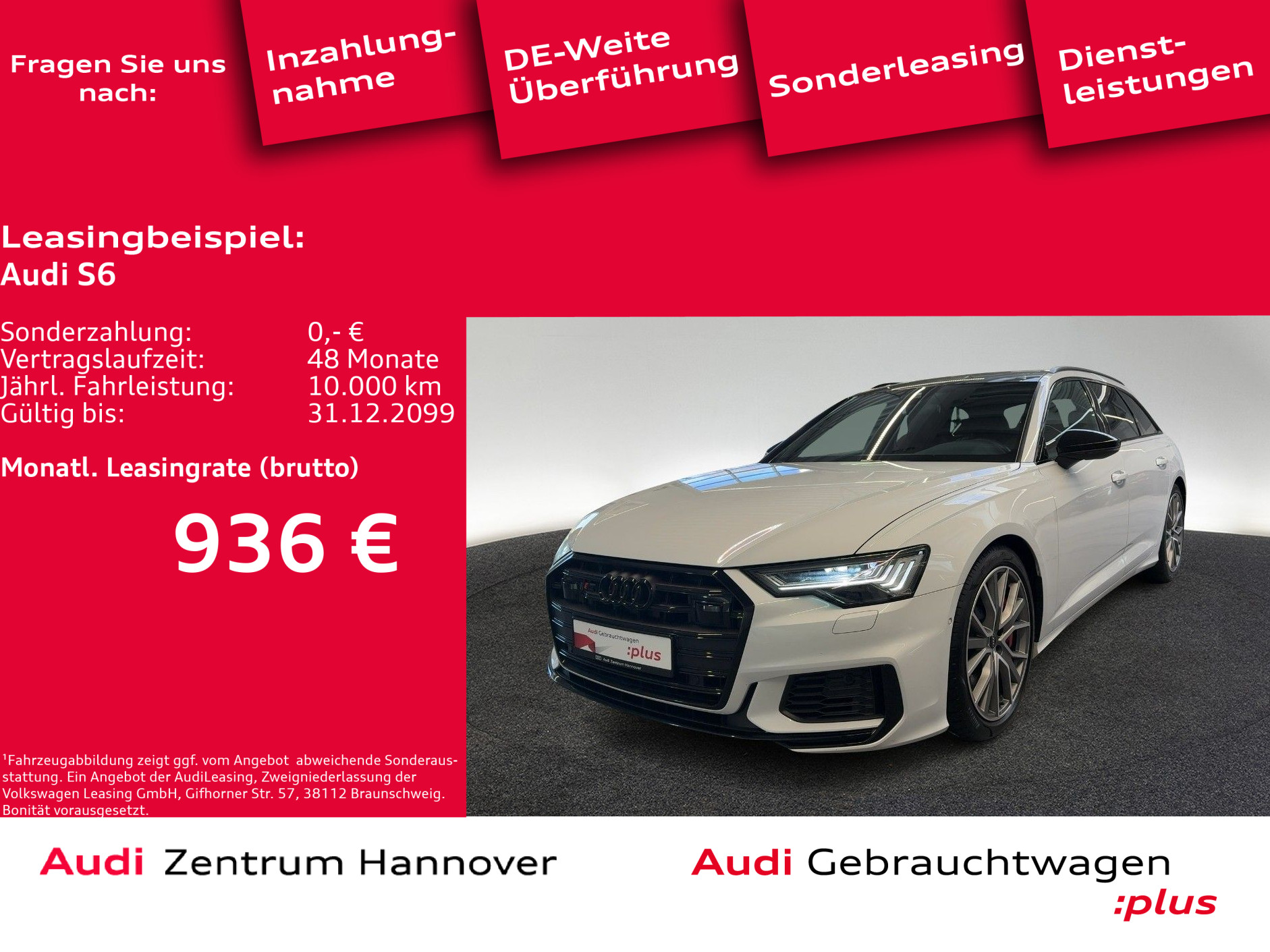 S6 3.0 Avant TDI quattro Pano HD Matrix AHK B&O Kamera