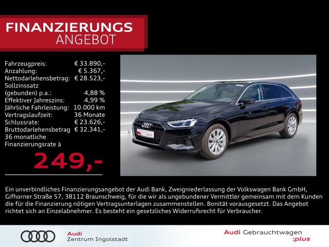 A4 Avant 35 TFSI S-tronic LED NAVI 3Z-Klima