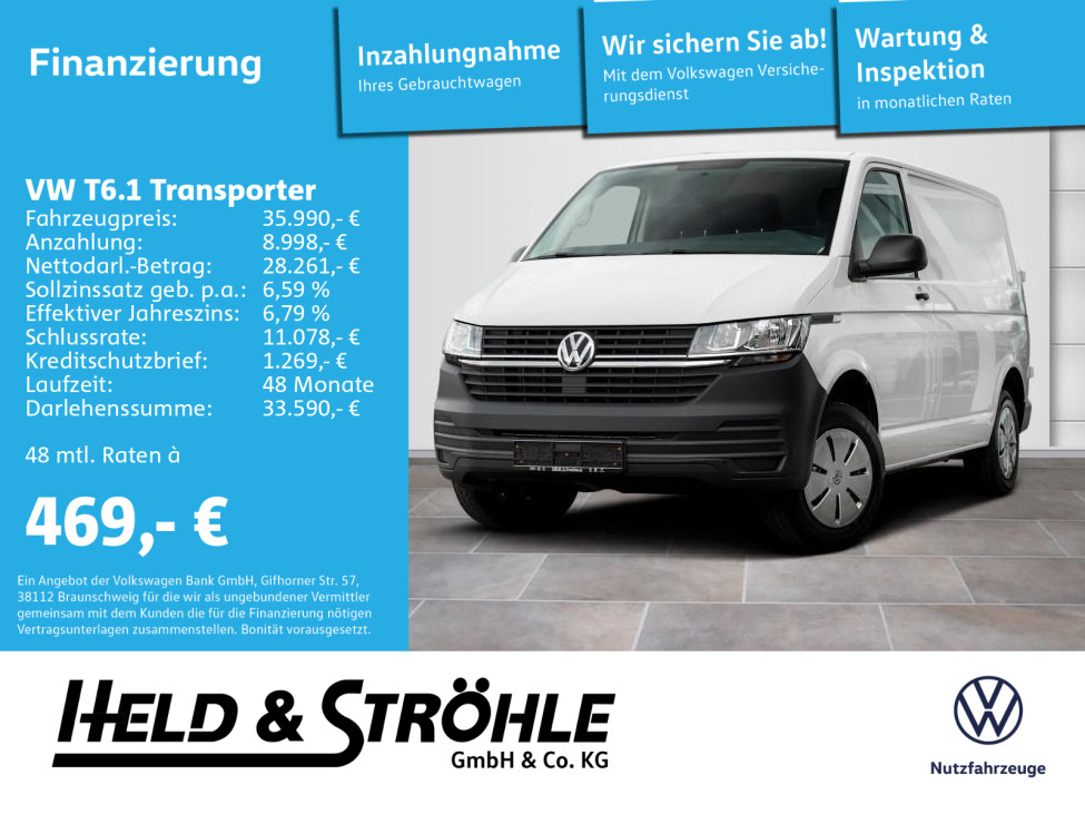 Volkswagen T6.1 Kasten TDI Schalter
