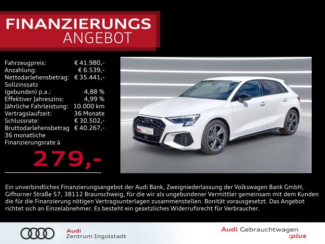 S3 Sportback TFSI NAVI Optikpaket-Schwarz+ GRA