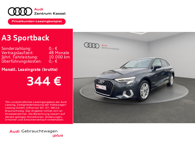 A3 Sportback 35 TFSI LED Navi Kamera Alcantara