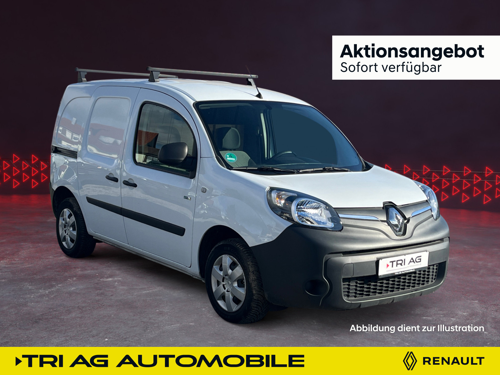 Kangoo Rapid Z.E. 100% Elektrisch inklusive Batterie