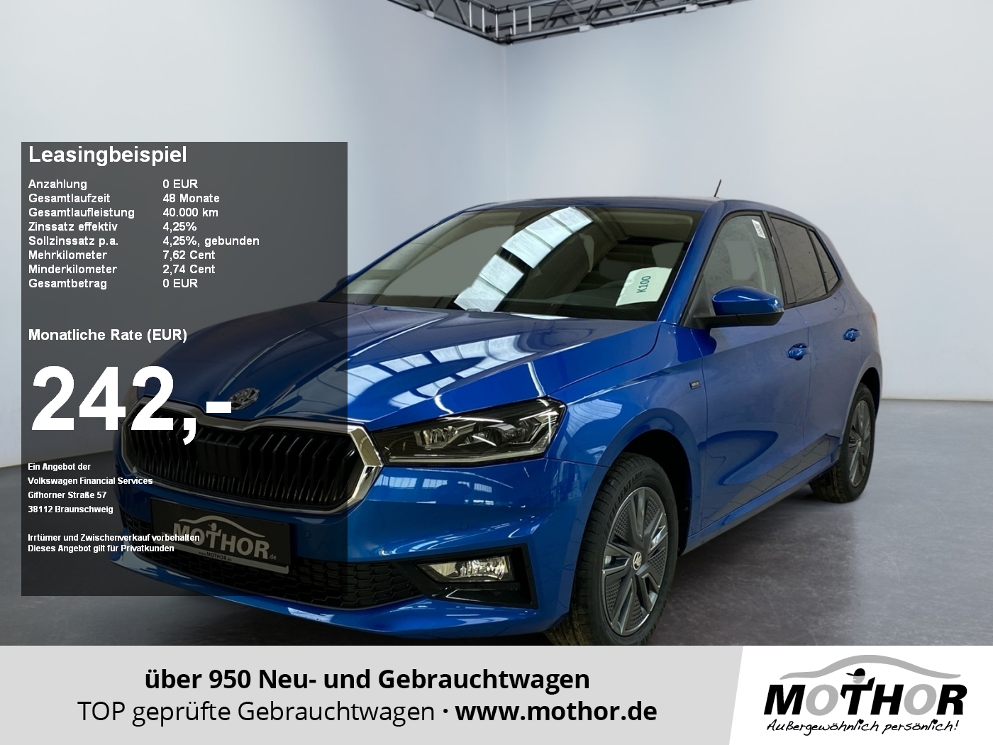 Fabia Drive 1.0 TSI Fahrassistenz