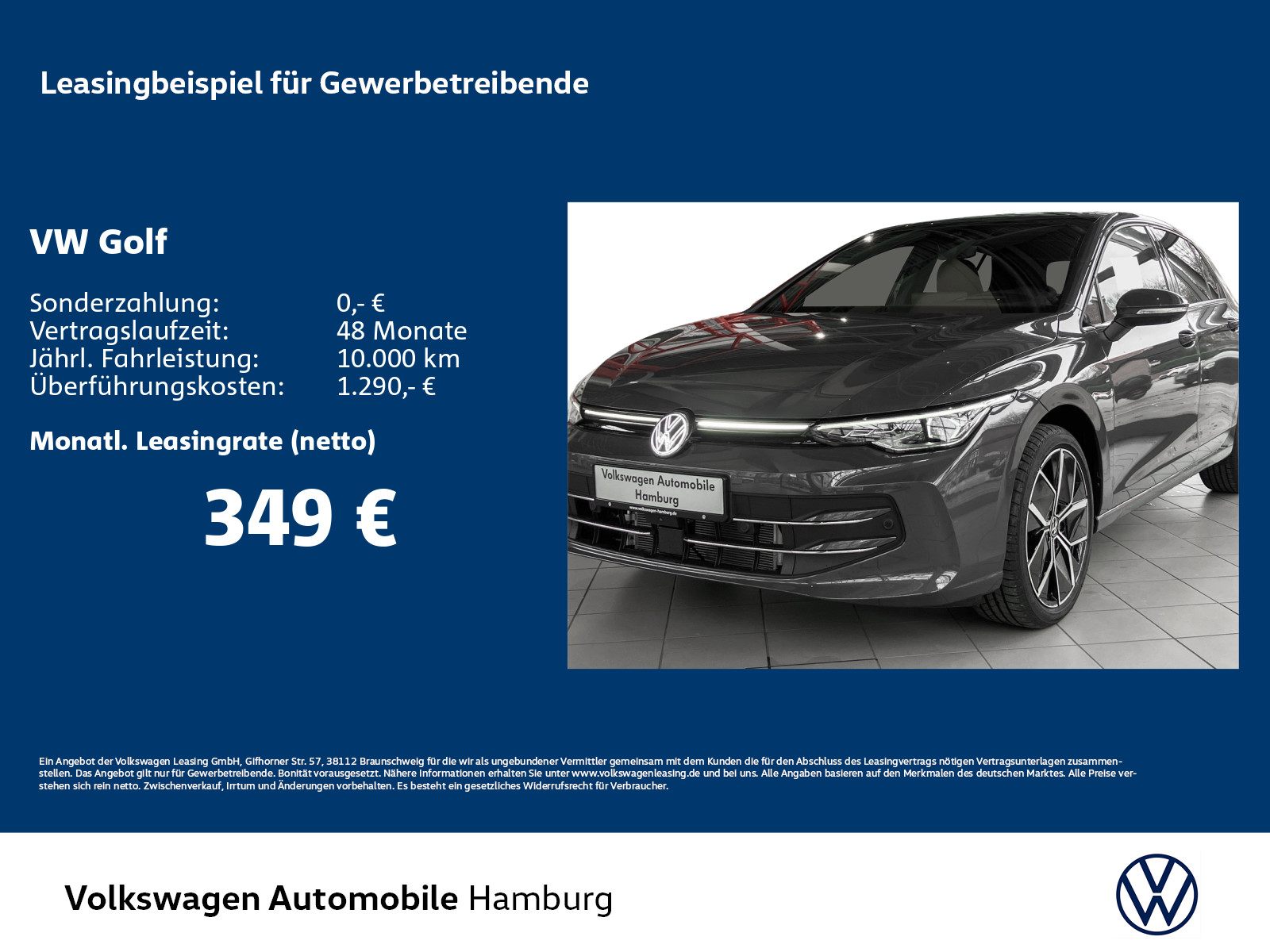 Volkswagen Golf 1.5 l Style eTSI OPF )