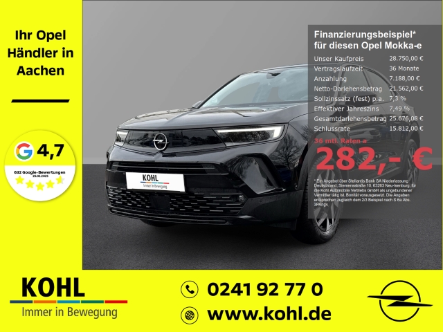 Mokka-e Elegance 136PS LED PDCv+h DAB Temp Klimaautom