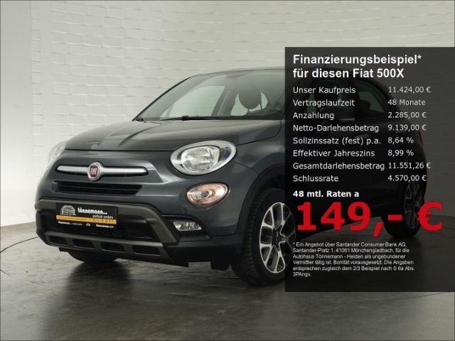 500X CITY CROSS 4X2 MULTI AIR+SITZ-/LENKRADHEIZUNG+PARKPILOT HI+KLIMAAUTOMATIK