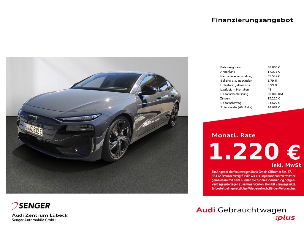 A6 Sportback e-tron quattro MMI experience pro 