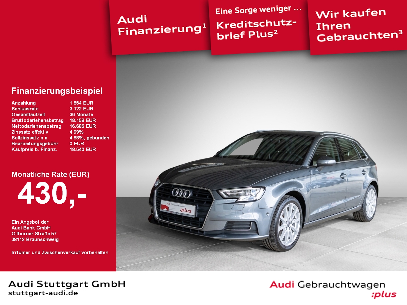 A3 Sportback design 1.5 TFSI Leder Xenon Keyless