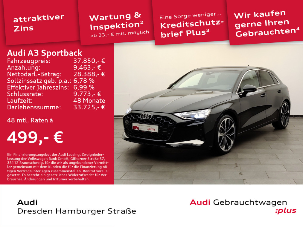 Audi A3 Sportback Advanced 35 TFSI