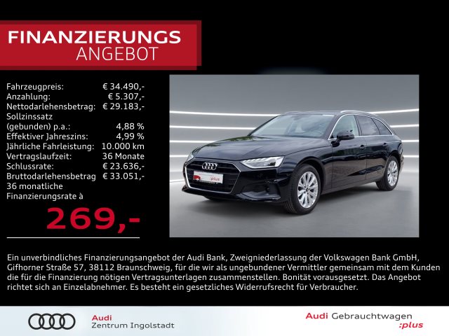 A4 Avant 35 TFSI S-tronic LED NAVI 17"