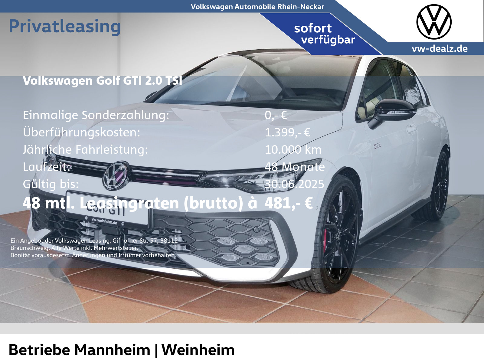 Golf GTI 2.0 TSI OPF DSG