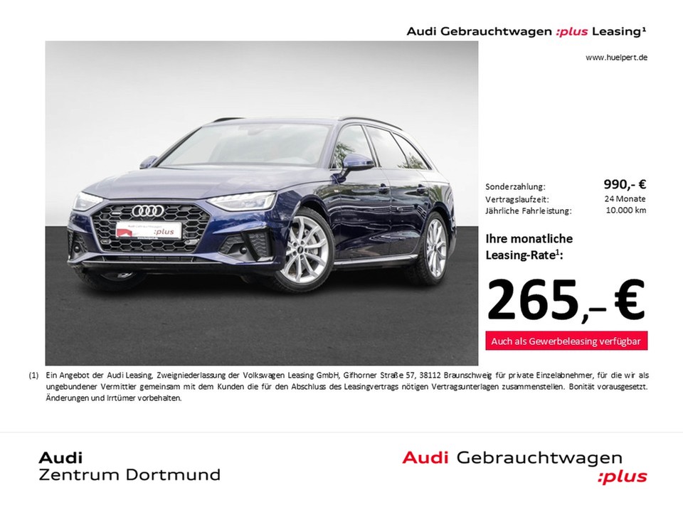 Audi A4 Avant 45 quattro S LINE BLACKPAK 18Z