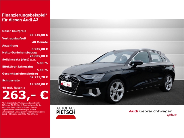 A3 Sportback 40 TFSIe advanced Navi Keyless 18