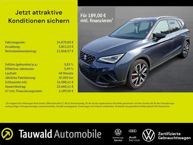 Seat Arona 1.5 TSI FR XL TOP