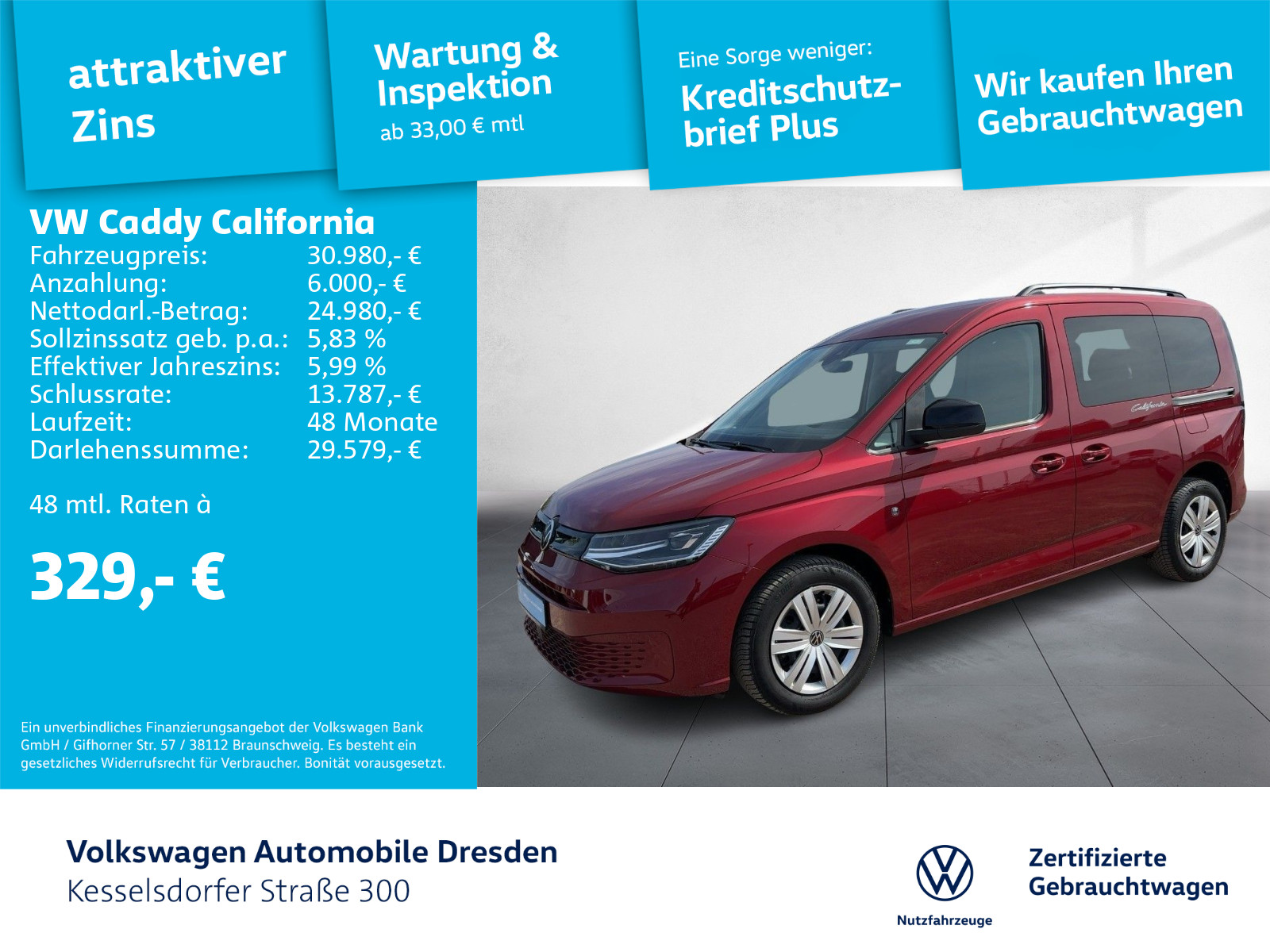 Volkswagen California 2.0 TDI Caddy California