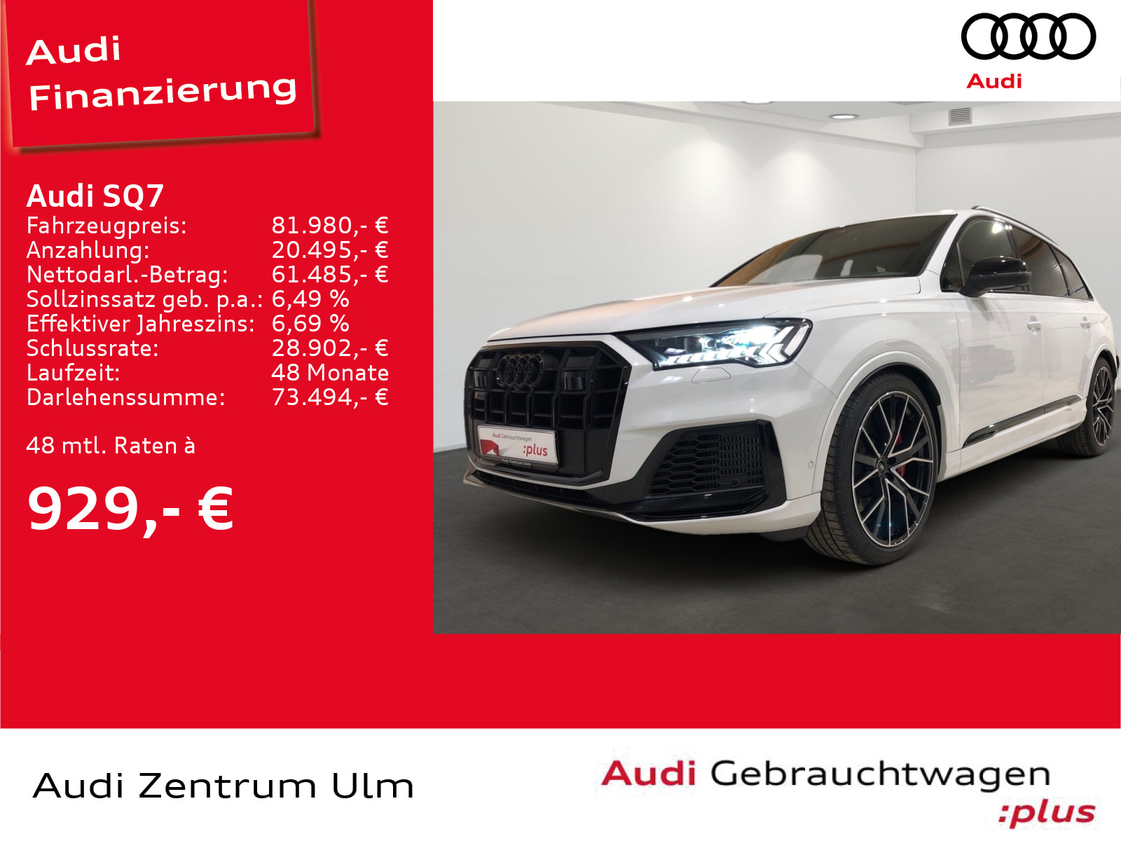 SQ7 competition plus TFSI HEAD-UP MATRIX PANO