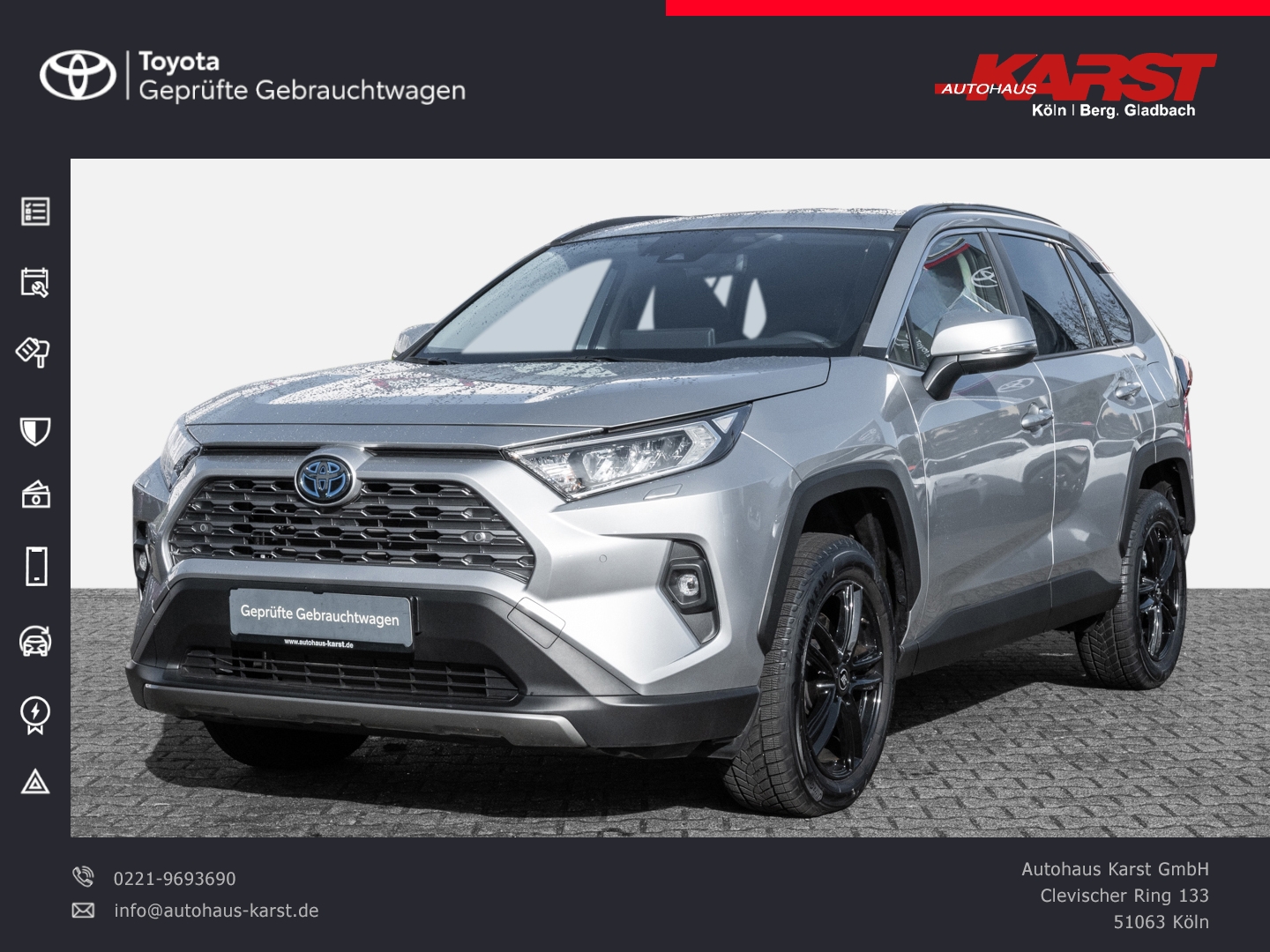 RAV 4 2.5l Hybrid Team D *WENIG-KM, TOP-ZUSTAND*