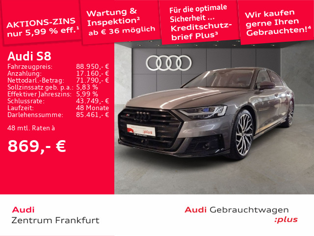S8 TFSI tiptronic Laser Massage B&O HuD