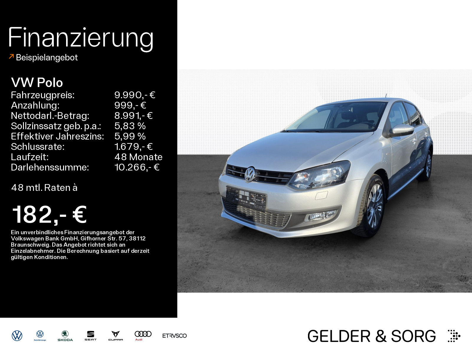 Volkswagen Polo 1.2 LIFE 15Z RCD310