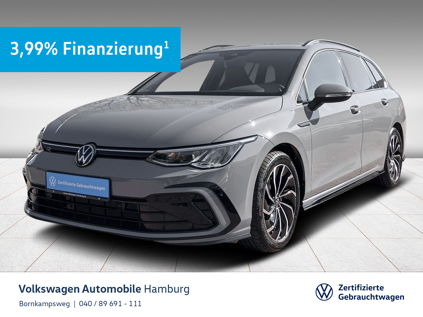 Golf VIII Variant 1.5 eTSI R-Line DSG Navi LED