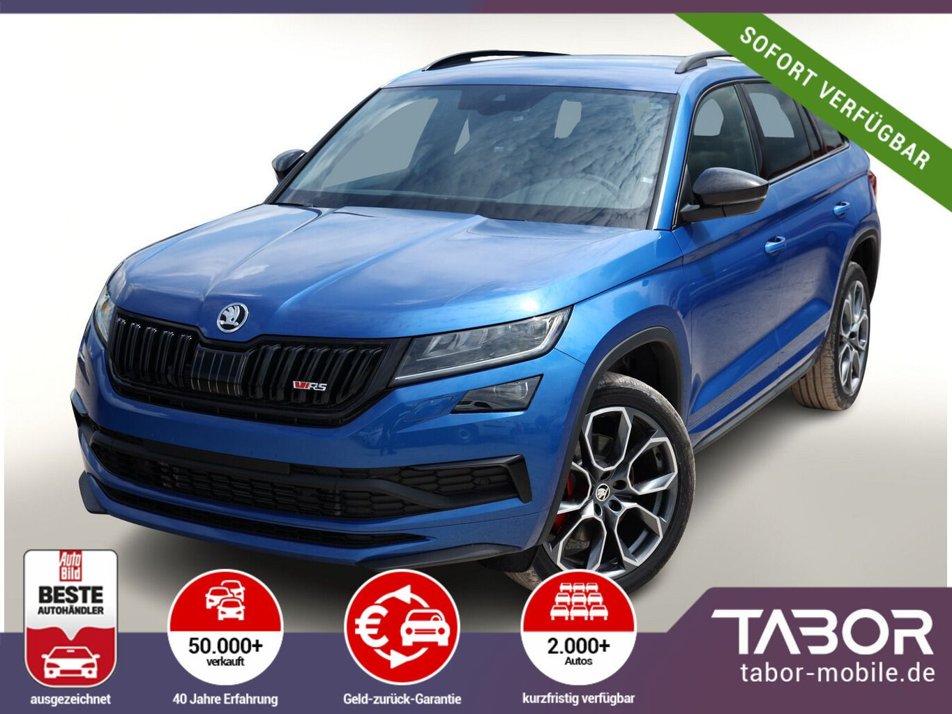 Kodiaq RS 2.0 Bi-TDI DSG 4x4 7S LED Nav ACC elHK