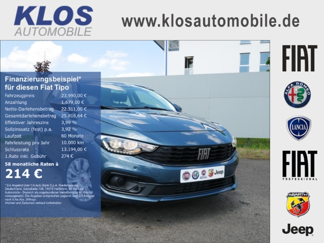 Fiat Tipo 1.5 LIFE 5T HYBRID GSE 130PS