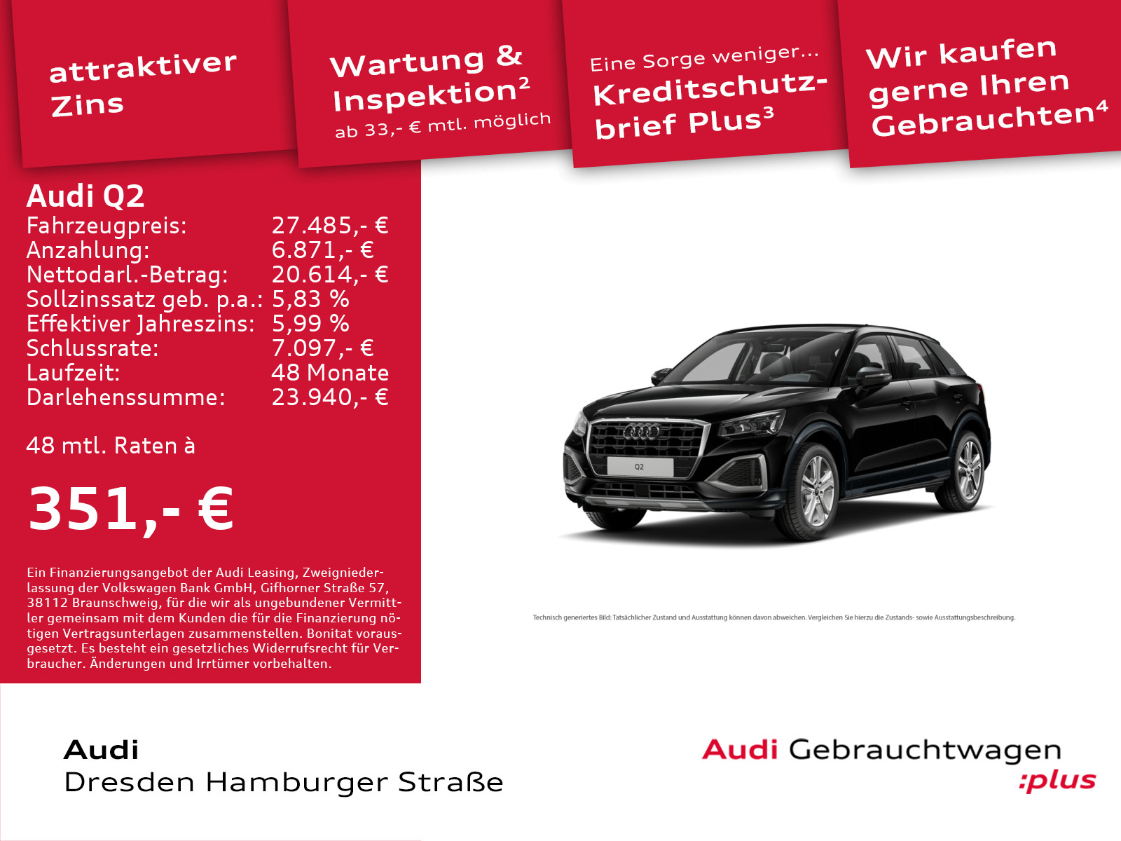 Q2 35 TFSI Advanced Matrix Navi Rückfahrkamera