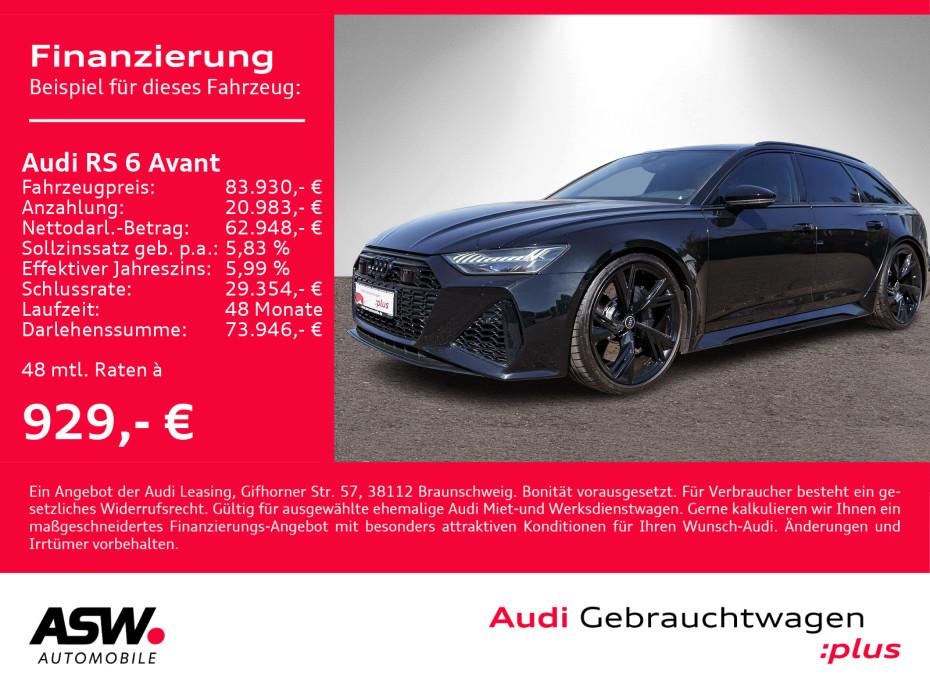 RS 6 Avant tiptron Navi Matrix Sport-AGA 280km/h