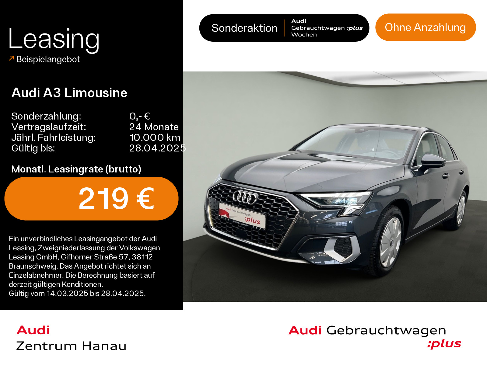 A3 Limousine 30 TDI advanced*LED*AHK*VIRTUAL*SMART-INTER*KAMERA*17ZOLL