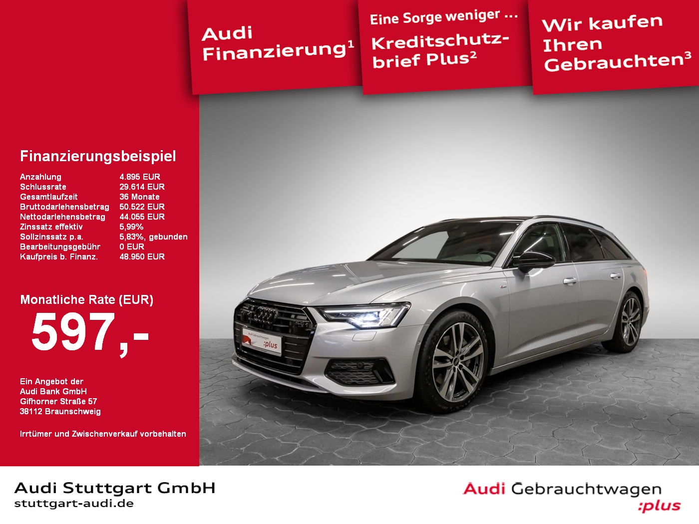 Audi A6 Avant 45 TDI quattro S line